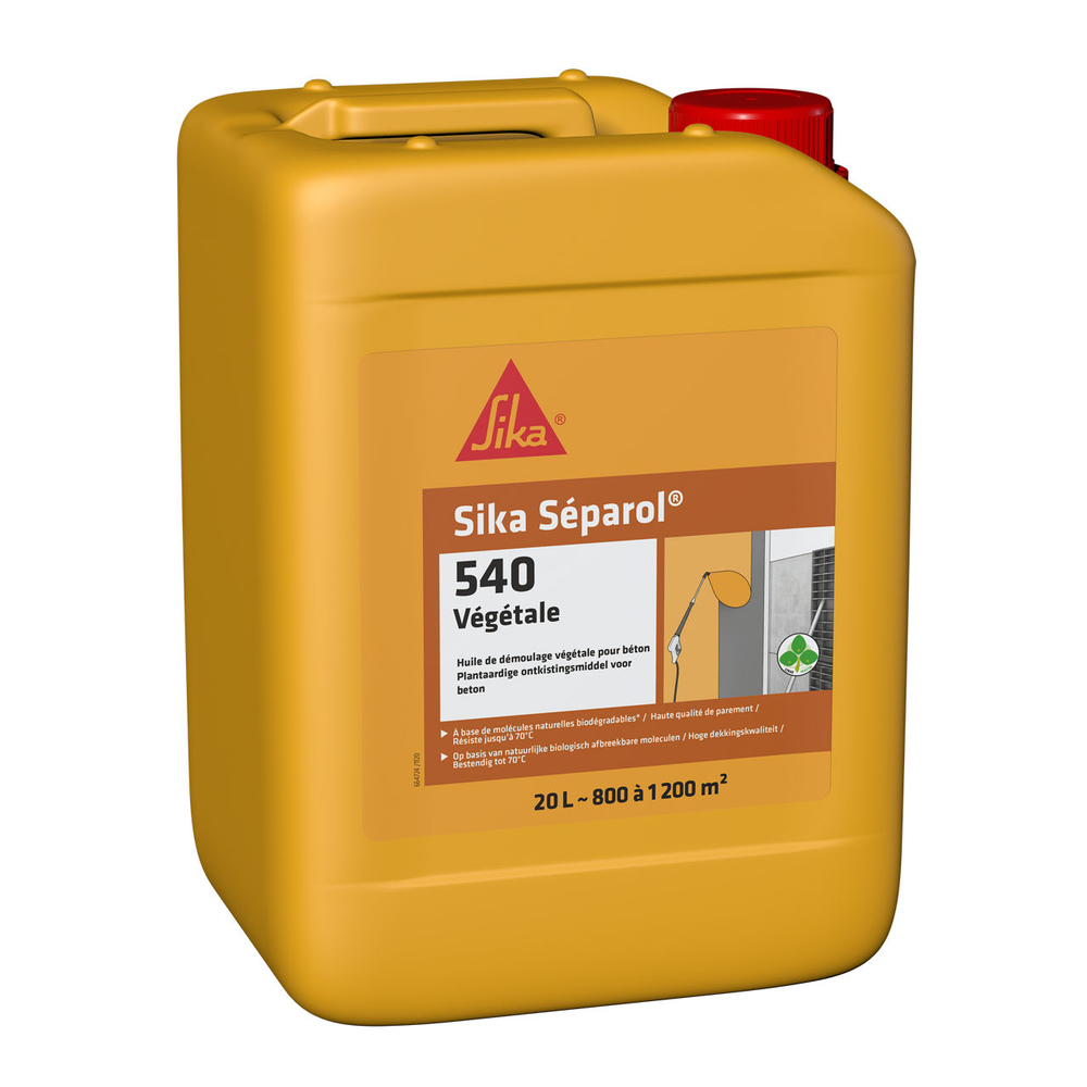 AGENT DE DÉMOULAGE FÛT 210L DE SIKA SÉPAROL 540 VEGETALE - SIKA - 657624