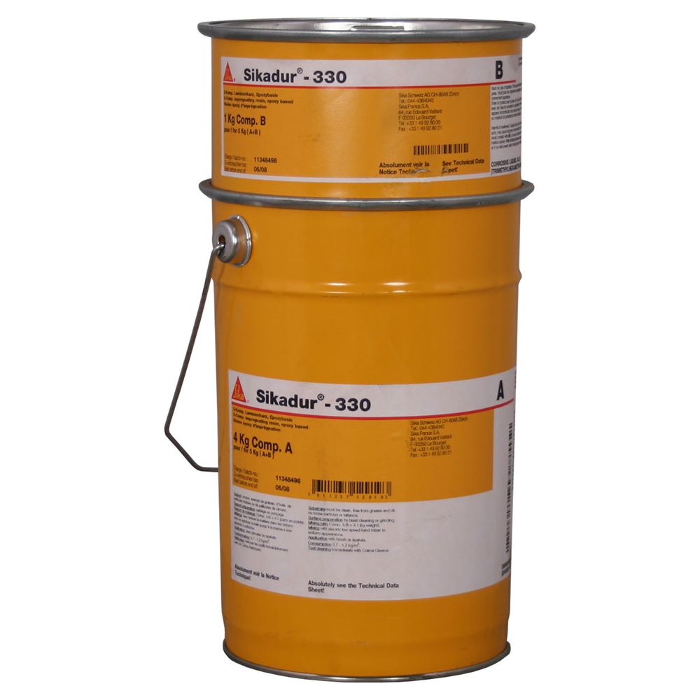 RÉSINE D'IMPRÉGNATION - KIT DE 5KG DE SIKADUR-330 - SIKA - 663006