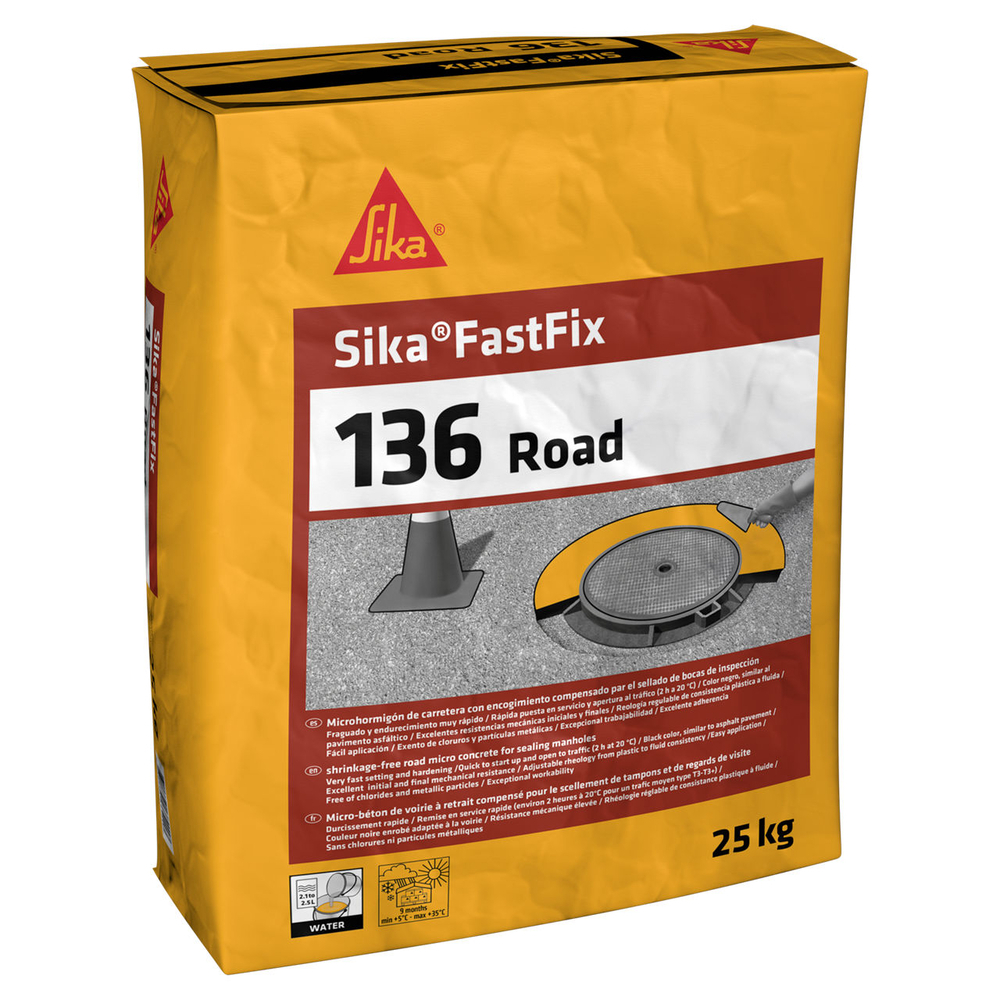 MICRO-BETON SIKA FASTFIX-136 ROAD - SAC DE 25 KG - SIKA - 667217