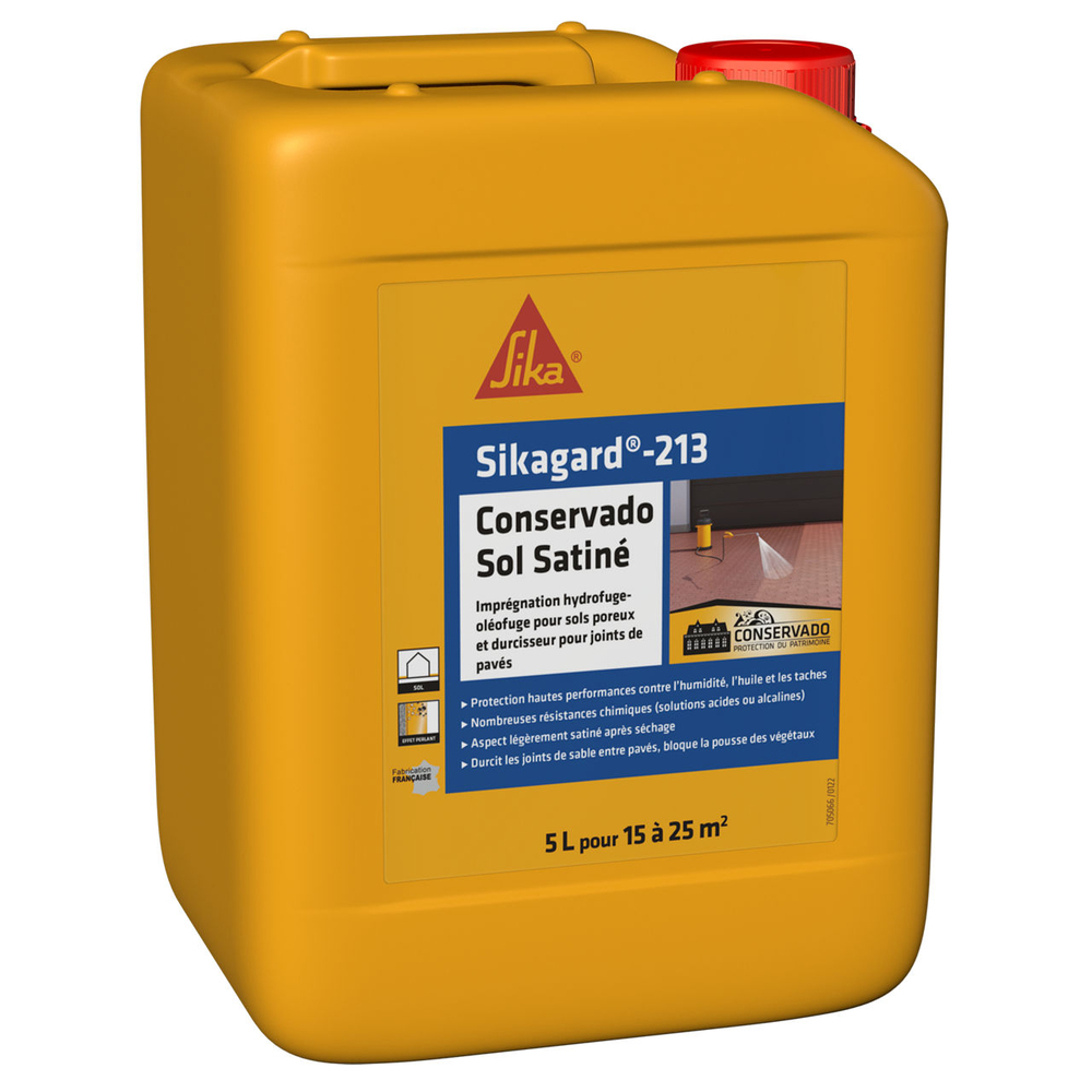 PACK DE 4 BIDONS DE 5L DE SIKAGARD-213 CONSERVADO SOL SATINÉ - SIKA - 704615