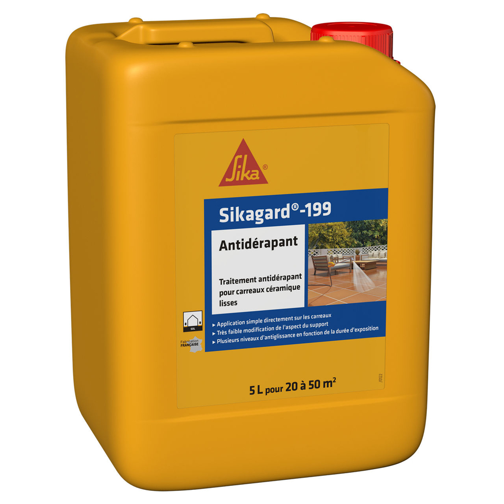 PACK DE 4 BIDONS DE 5L DE SIKAGARD-199 ANTIDÉRAPANT - SIKA - 707093