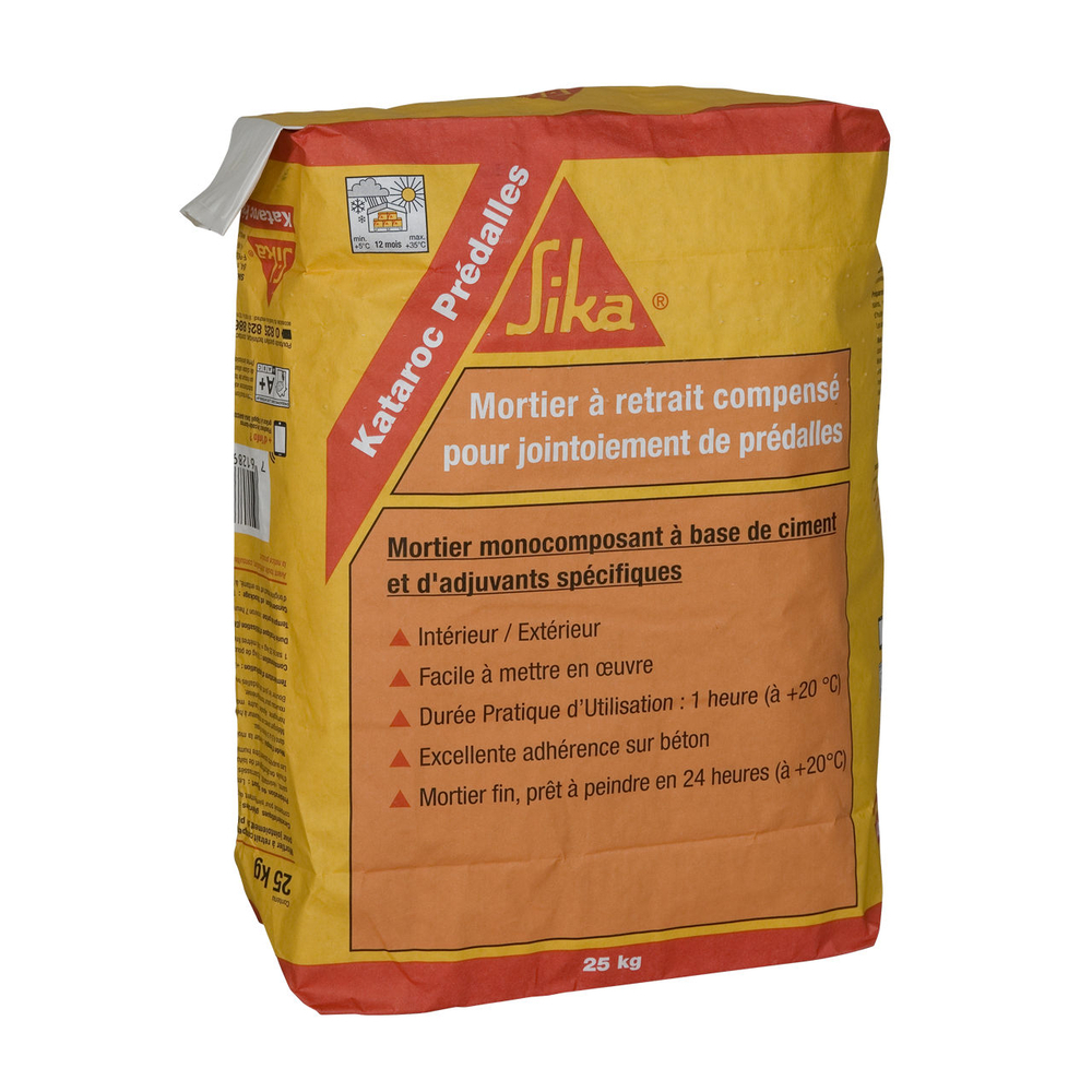 MORTIER À RETAIT SAC DE 25KG DE KATAROC PRÉDALLES - SIKA - 71514