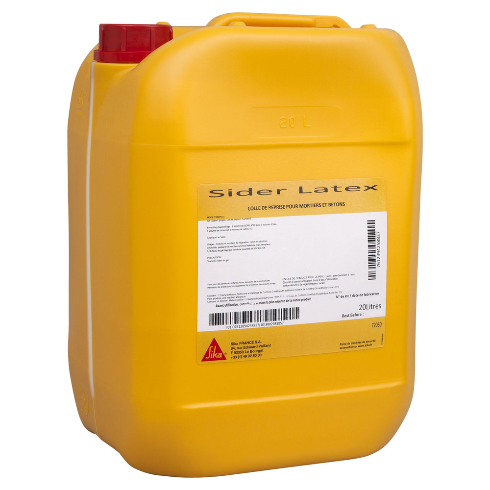 RÉSINE À MÉLANGER PACK DE 4 BIDONS DE 5L DE SIDER LATEX - SIKA - 72049