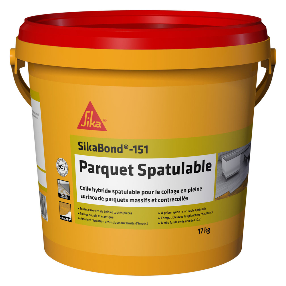 COLLE SEAU DE 17KG DE SIKABOND® 151 PARQUET SPATULABLE - SIKA - 756373
