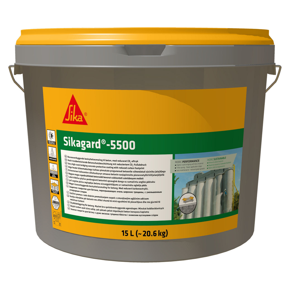 REVETEMENT DE PROTECTION SEAU 20,6KG SIKAGARD-5500 COLORIS DIVERS - SIKA - 757164