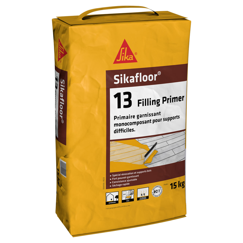 PRIMAIRE MONOCOMPOSANT SAC DE 15 KG SIKAFLOOR-13 FILLING PRIMER - SIKA - 780529
