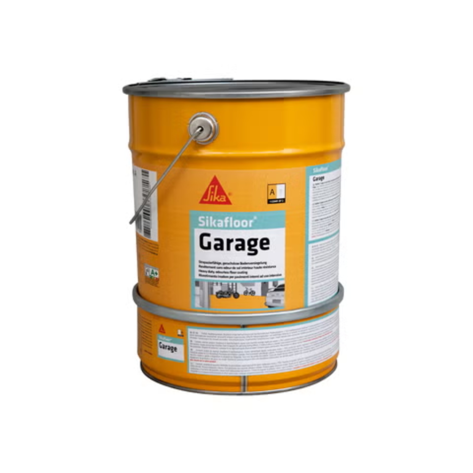 Kit peinture époxy bi-composant Gris Silex RAL 7032 6 kg pour sols intérieurs SIKA - 846621