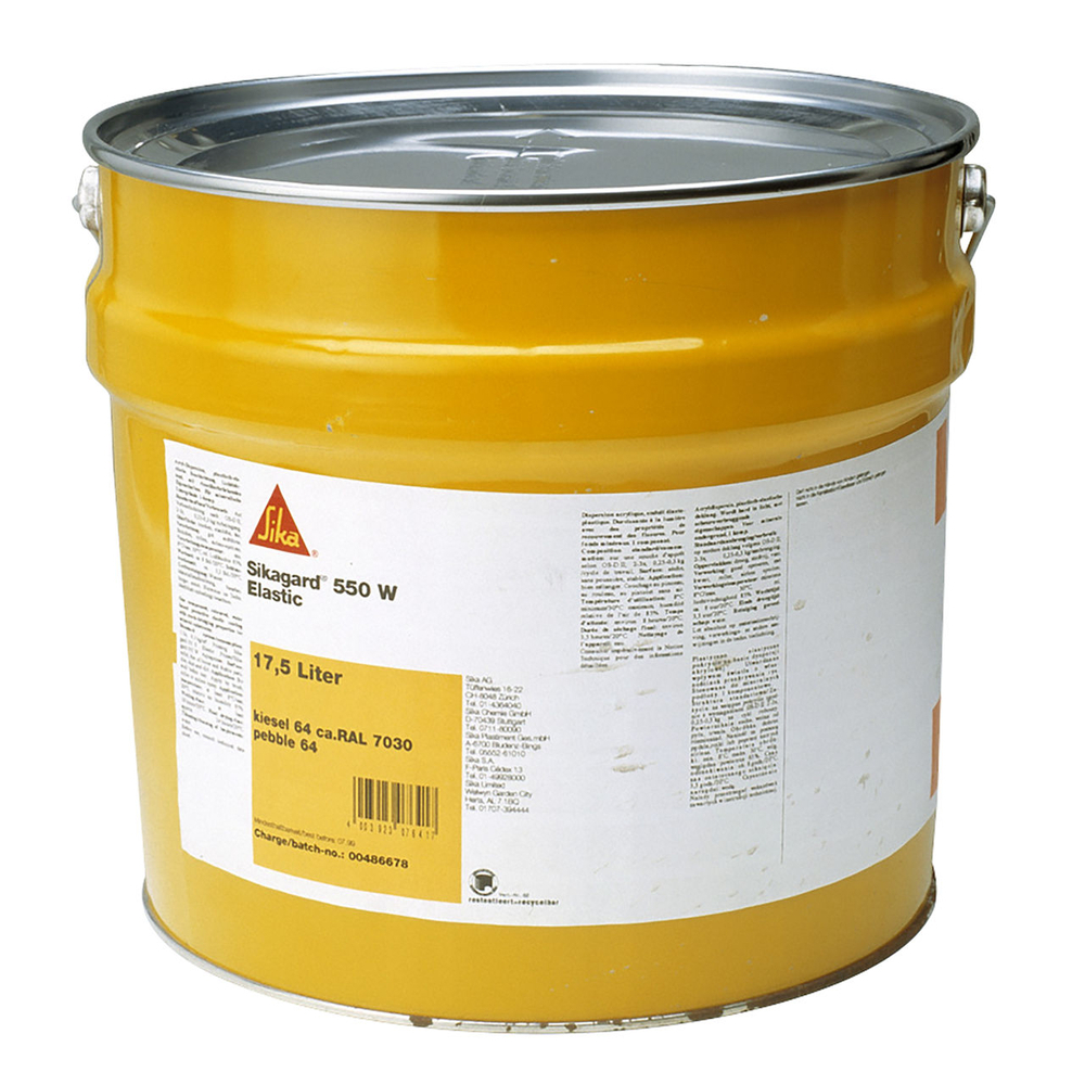 Seau de 15KG de SIKAGARD-550W RAL7035 gris clair - SIKA - 85732RAL7035