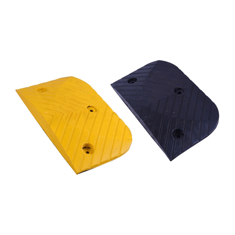 Ralentisseurs 50mm 250x400x50mm - Extrémités - la paire jaune et noir - PROCITY - 111525
