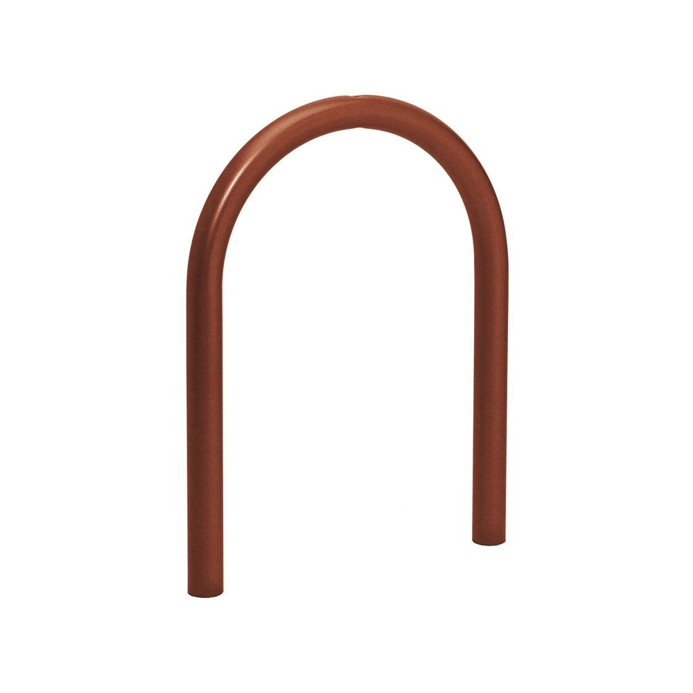 Appui vélos trombone Ø60mm Aspect Corten - Standard - Scellement direct - PROCITY - 201051.S025