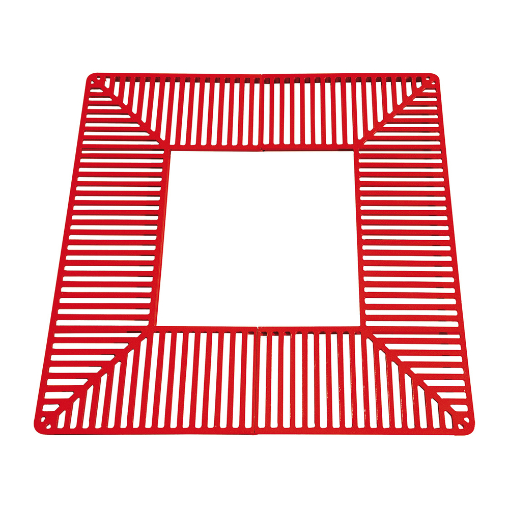 Grille d'arbre Carrée Silaos RAL3020 - 1500x1500mm - PROCITY - 201223.3020