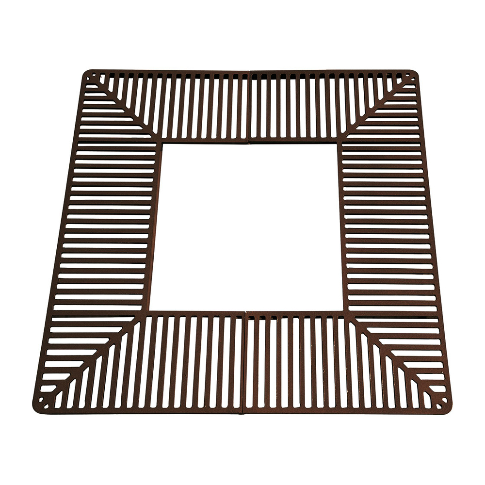 Grille d'arbre Carrée Silaos RAL8017 - 1500x1500mm - PROCITY - 201223.8017