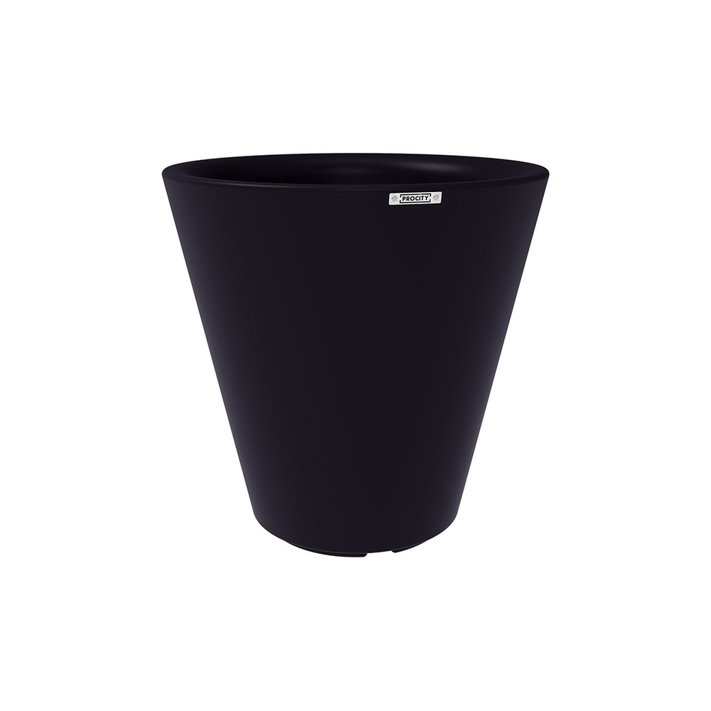 Vase Tradition RAL9017 Ø800x800mm - PROCITY - 201661.9017