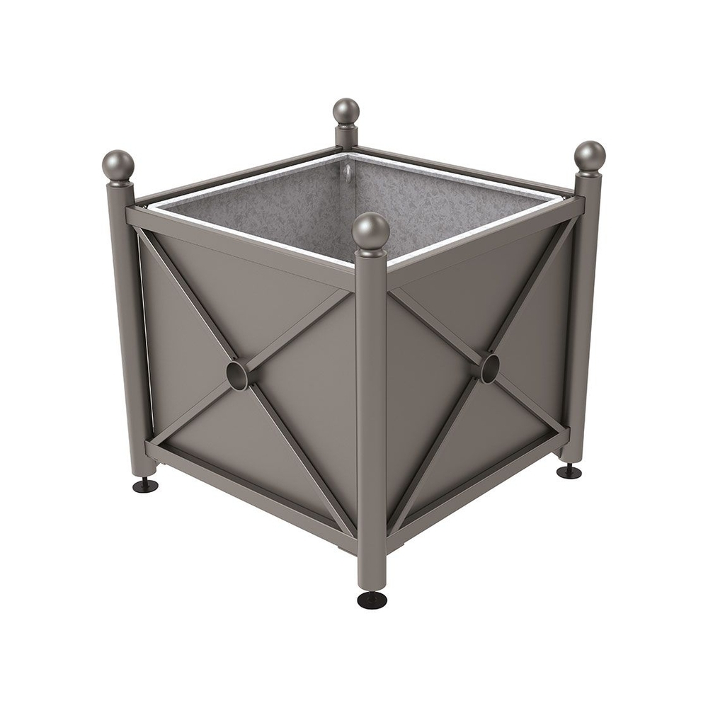 Bac à palmier acier Province Boule Gris PROCITY - 201712.GPRO