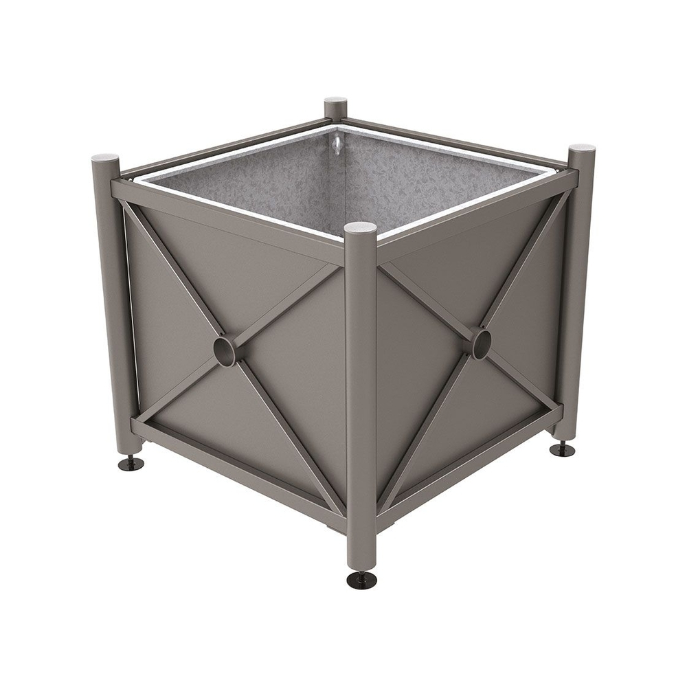 Bac à palmier acier Province Inox brossé Gris PROCITY - 201714.GPRO