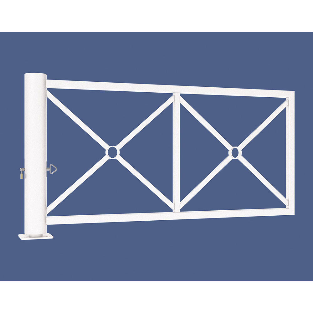 Barrière tournante décorative RAL9010 - PROCITY - 203129.9010