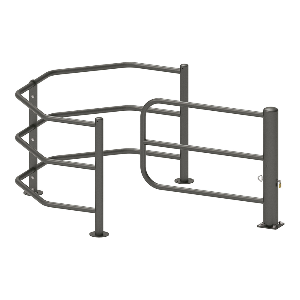 Barrière tournante 1,4 mètres RAL9005 - PROCITY - 203138.9005
