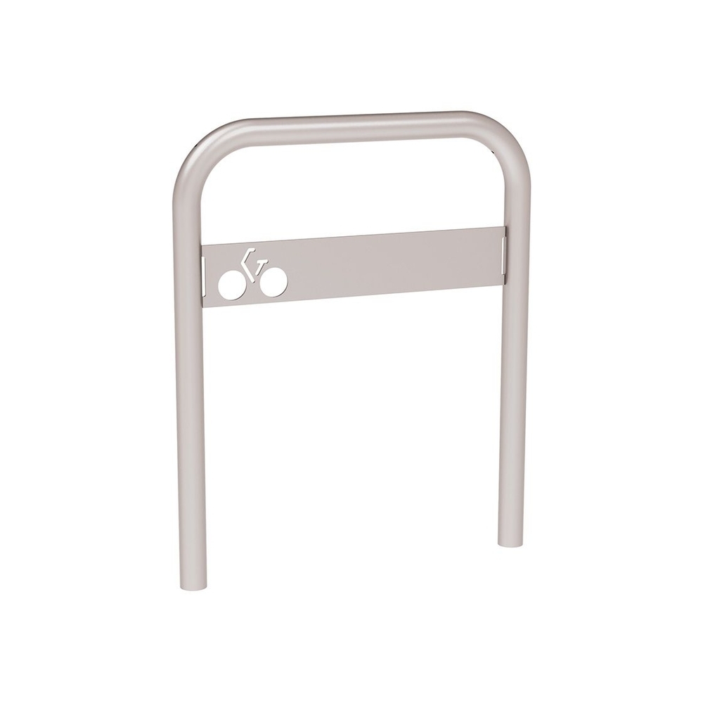 Arceau vélos signalétique RAL7044 - Scellement direct - PROCITY - 204014.7044