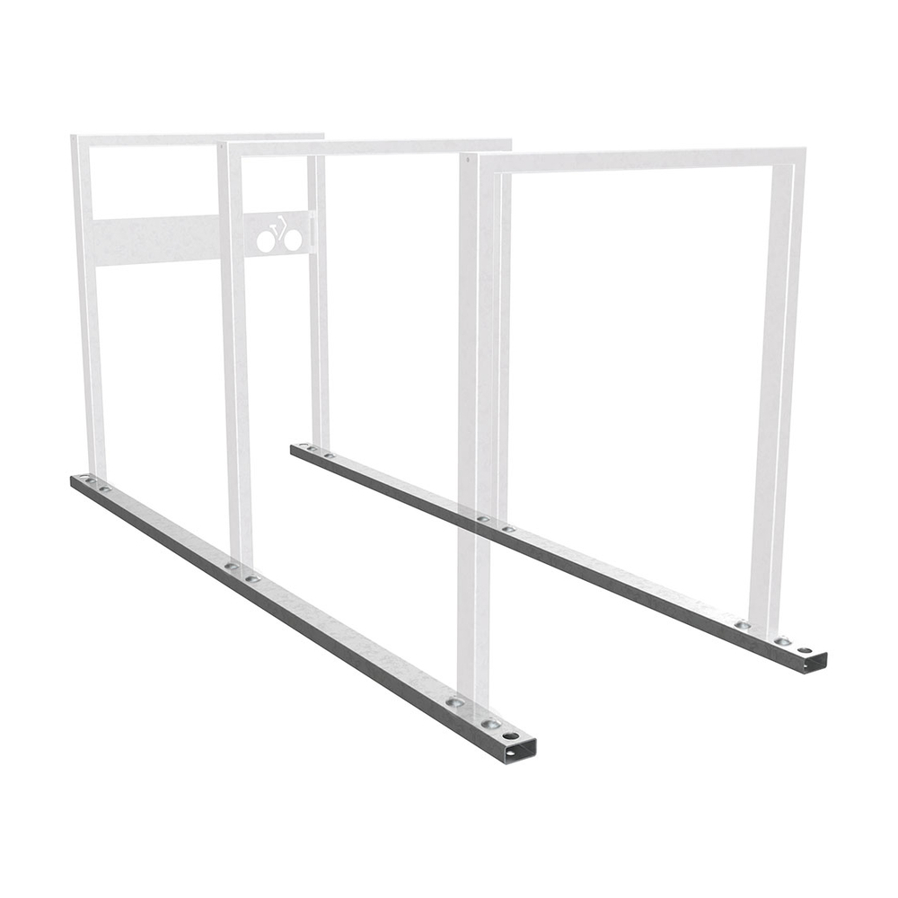Chassis pour appuis vélos sur platines Galva - Module initial 3 places - PROCITY - 204020