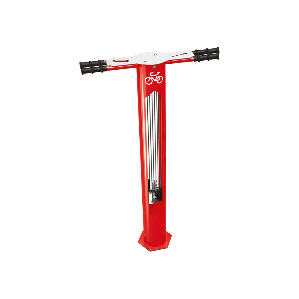 Station de réparation & gonfleur Amsterdam RAL3020 - Station de réparation - PROCITY - 204025.3020