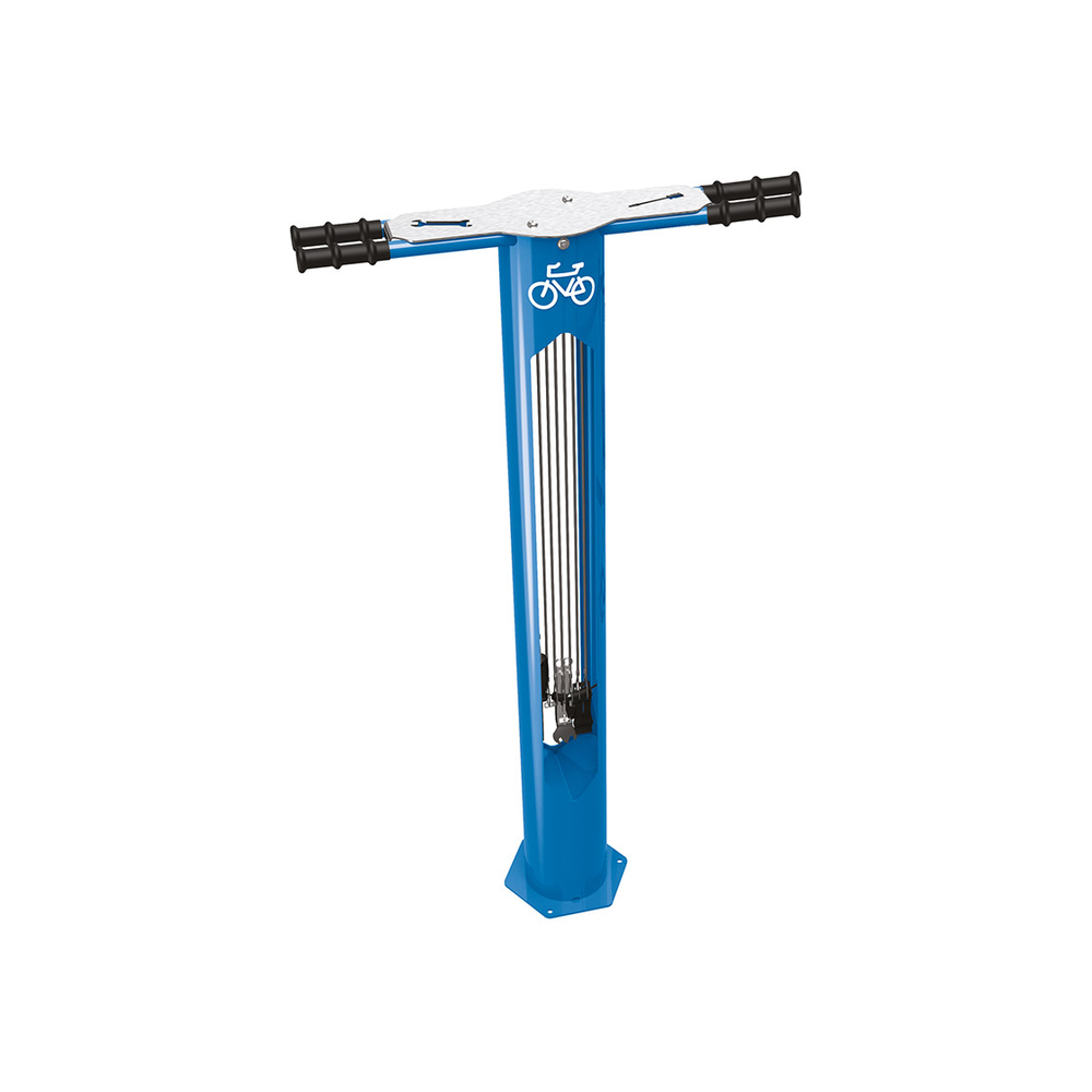 Station de réparation & gonfleur Amsterdam RAL5010 - Station de réparation - PROCITY - 204025.5010