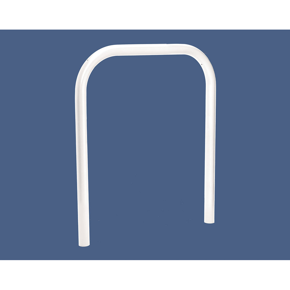 Arceau simple Ø60mm RAL9010 - 1000mm - Scellement direct - Peint sur zinc - PROCITY - 204036.9010