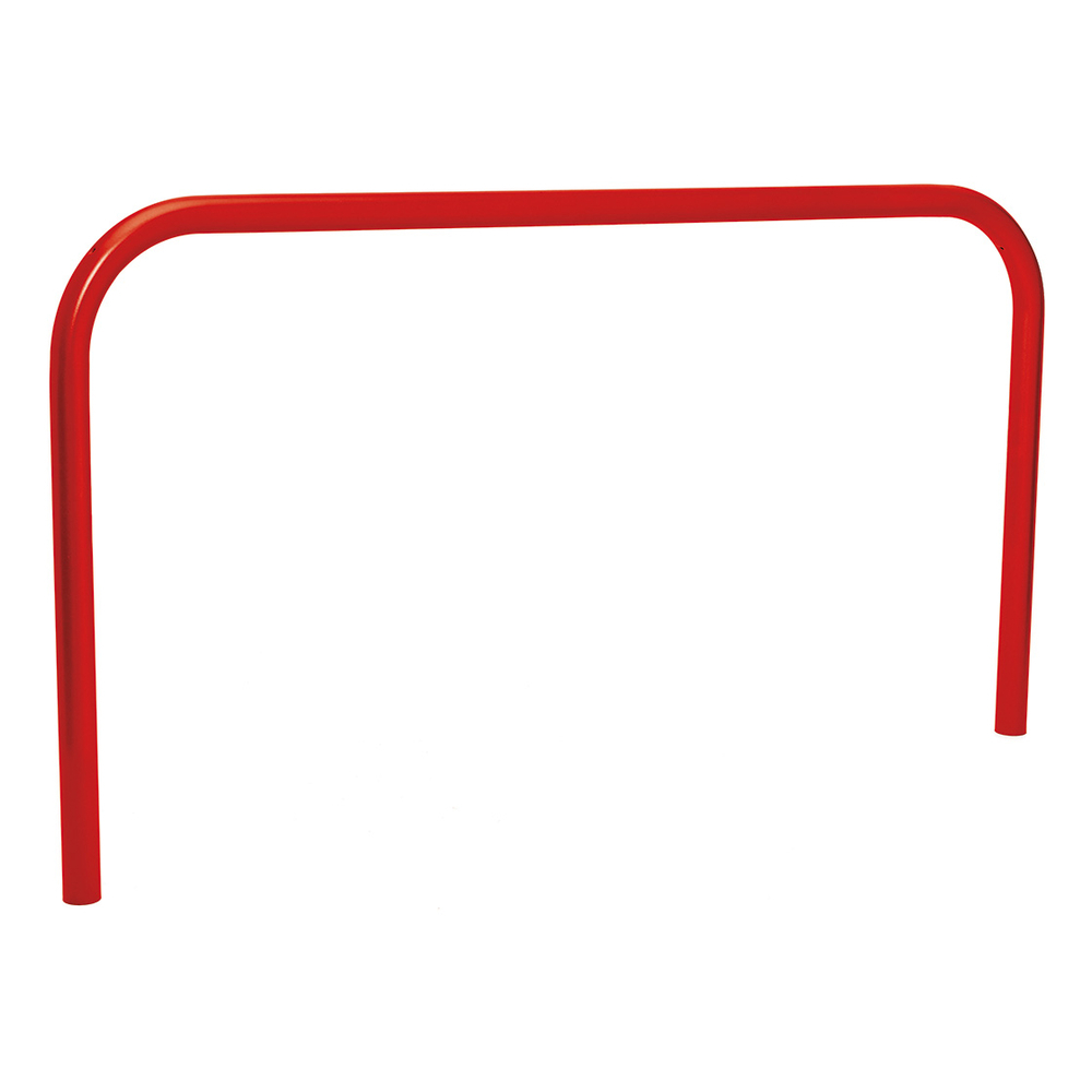 Arceau simple Ø60mm RAL3020 - 2000mm - Scellement direct - Peint sur zinc - PROCITY - 204038.3020
