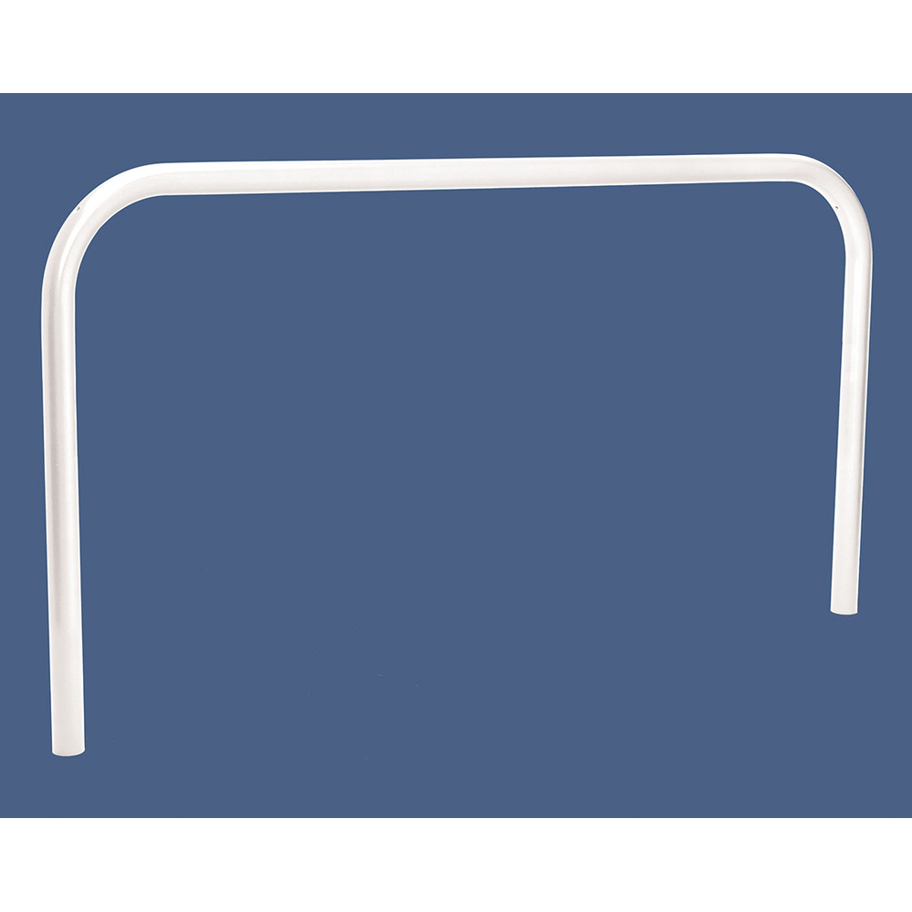 Arceau simple Ø60mm RAL9010 - 2000mm - Scellement direct - Peint sur zinc - PROCITY - 204038.9010