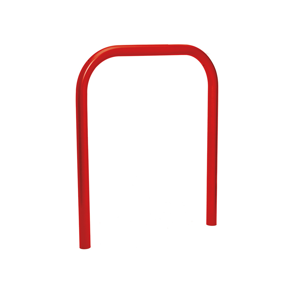 Arceau simple Ø60mm RAL3020 - 1000mm - Scellement direct - Peint sur galva - PROCITY - 204056.3020