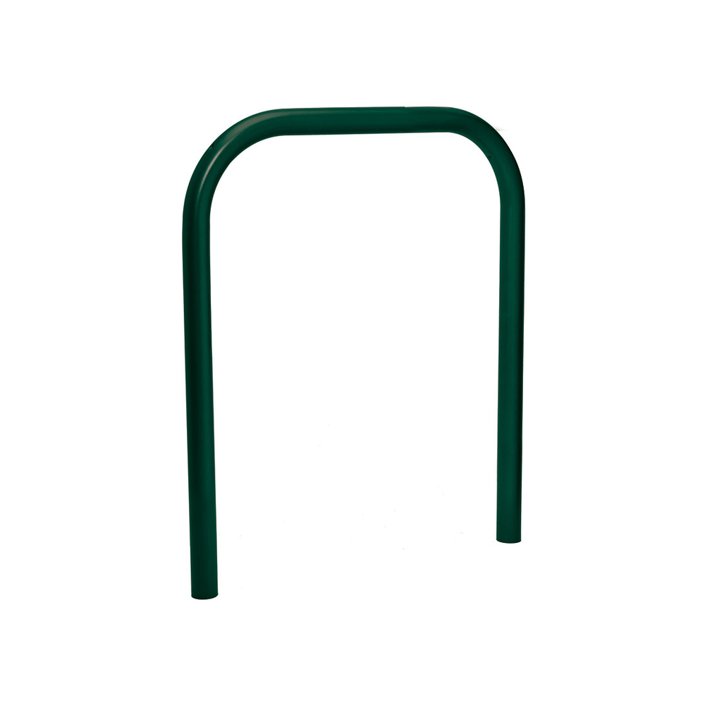 Arceau simple Ø60mm RAL6005 - 1000mm - Scellement direct - Peint sur galva - PROCITY - 204056.6005