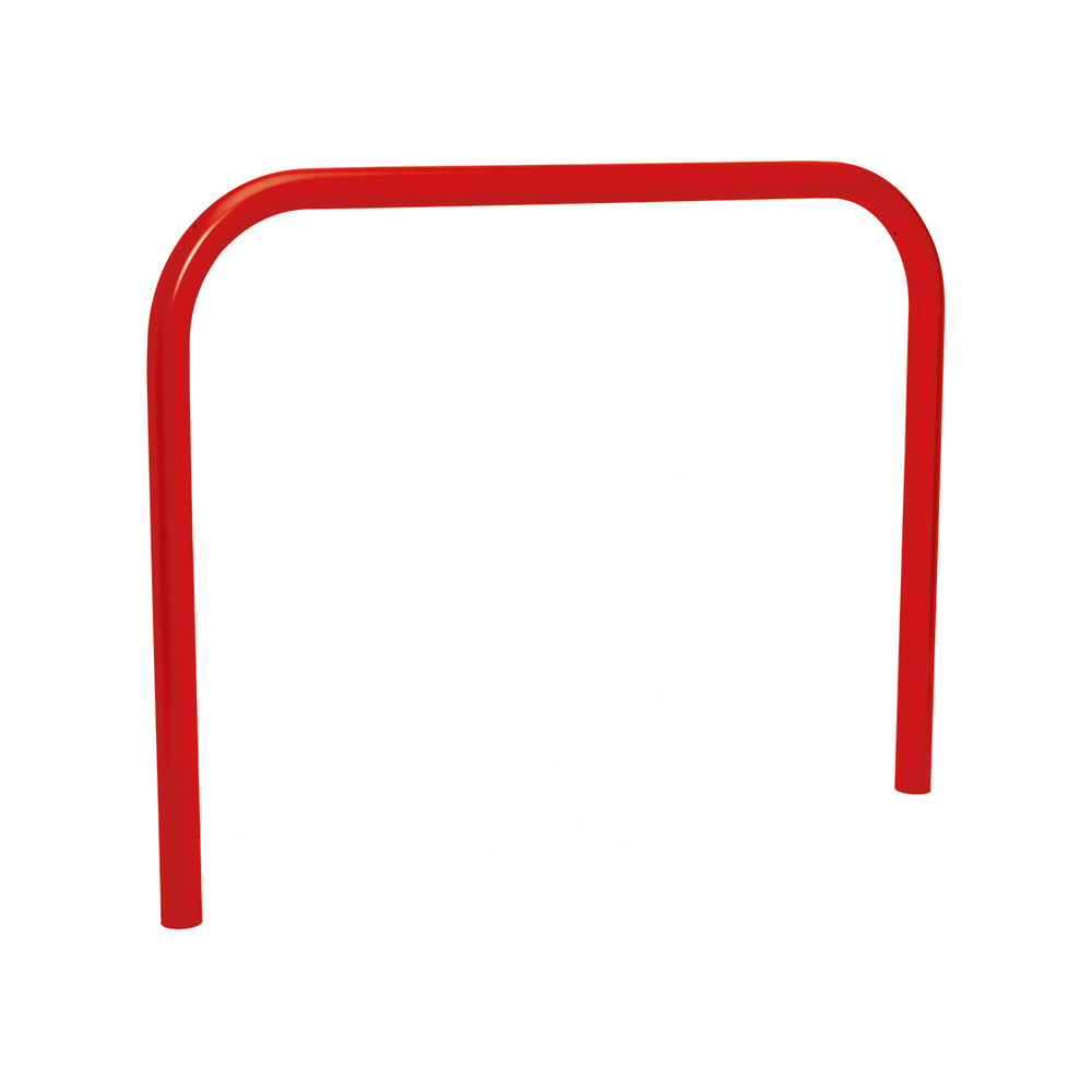 Arceau simple Ø60mm RAL3020 - 1500mm - Scellement direct - Peint sur galva - PROCITY - 204057.3020