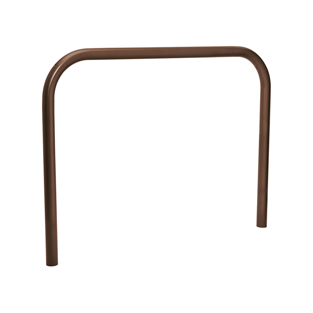 Arceau simple Ø60mm RAL8017 - 1500mm - Scellement direct - Peint sur galva - PROCITY - 204057.8017