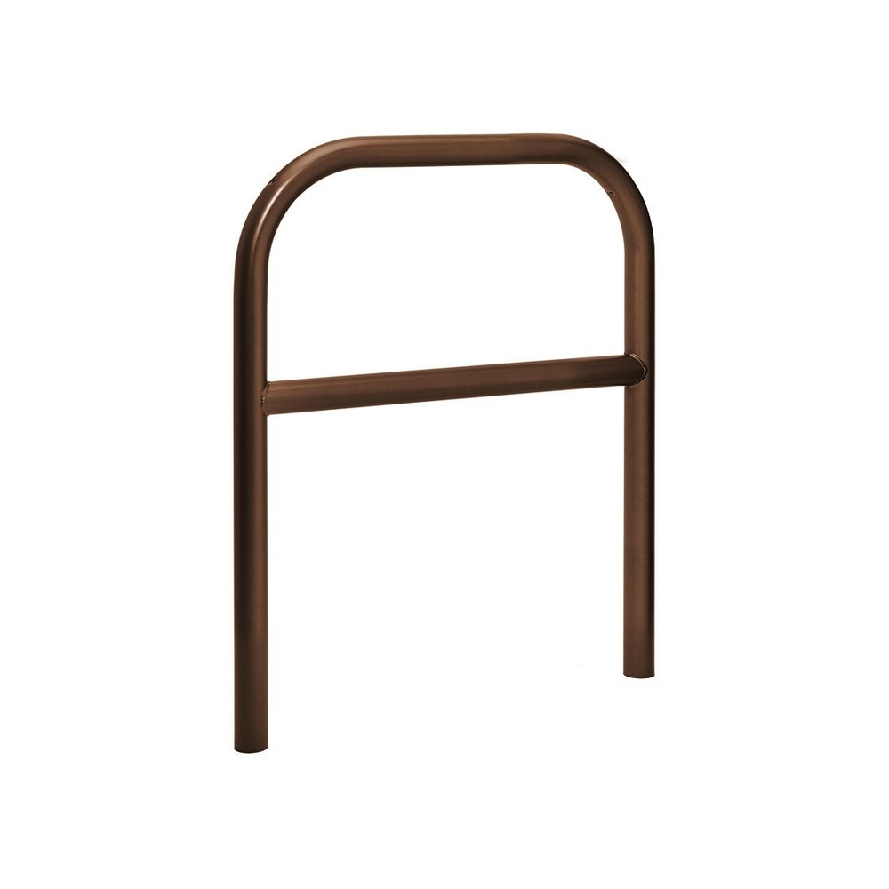 Arceau renforcé Ø60mm RAL8017 - 1000mm - Scellement direct - Peint sur zinc - PROCITY - 204236.8017