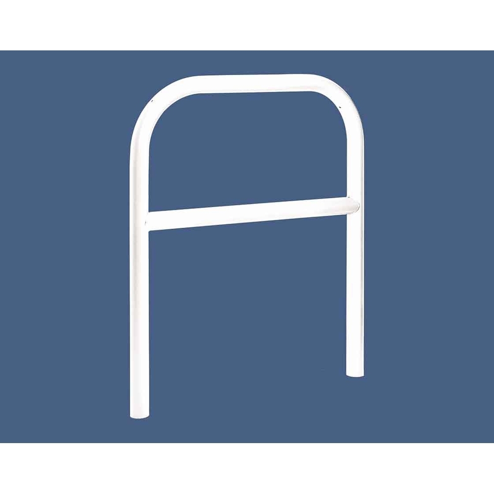 Arceau renforcé Ø60mm RAL9010 - 1000mm - Scellement direct - Peint sur zinc - PROCITY - 204236.9010