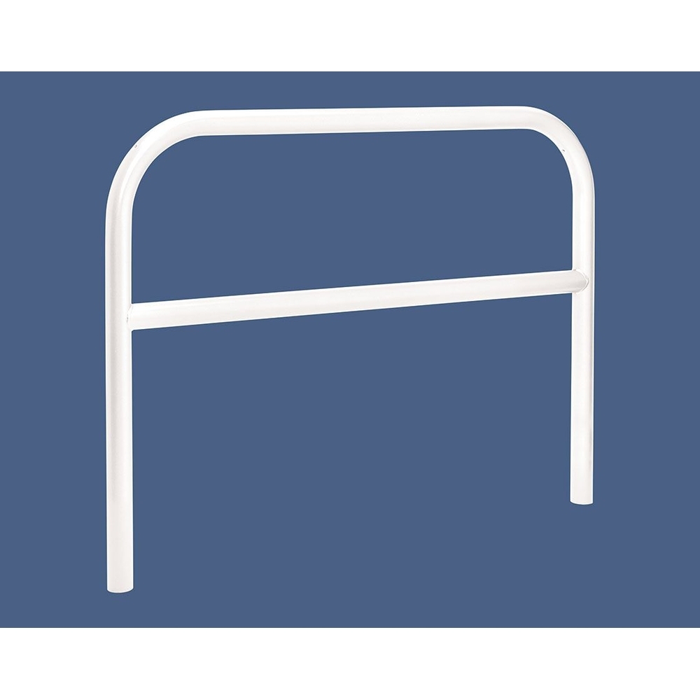 Arceau renforcé Ø60mm RAL9010 - 1500mm - Scellement direct - Peint sur zinc - PROCITY - 204237.9010