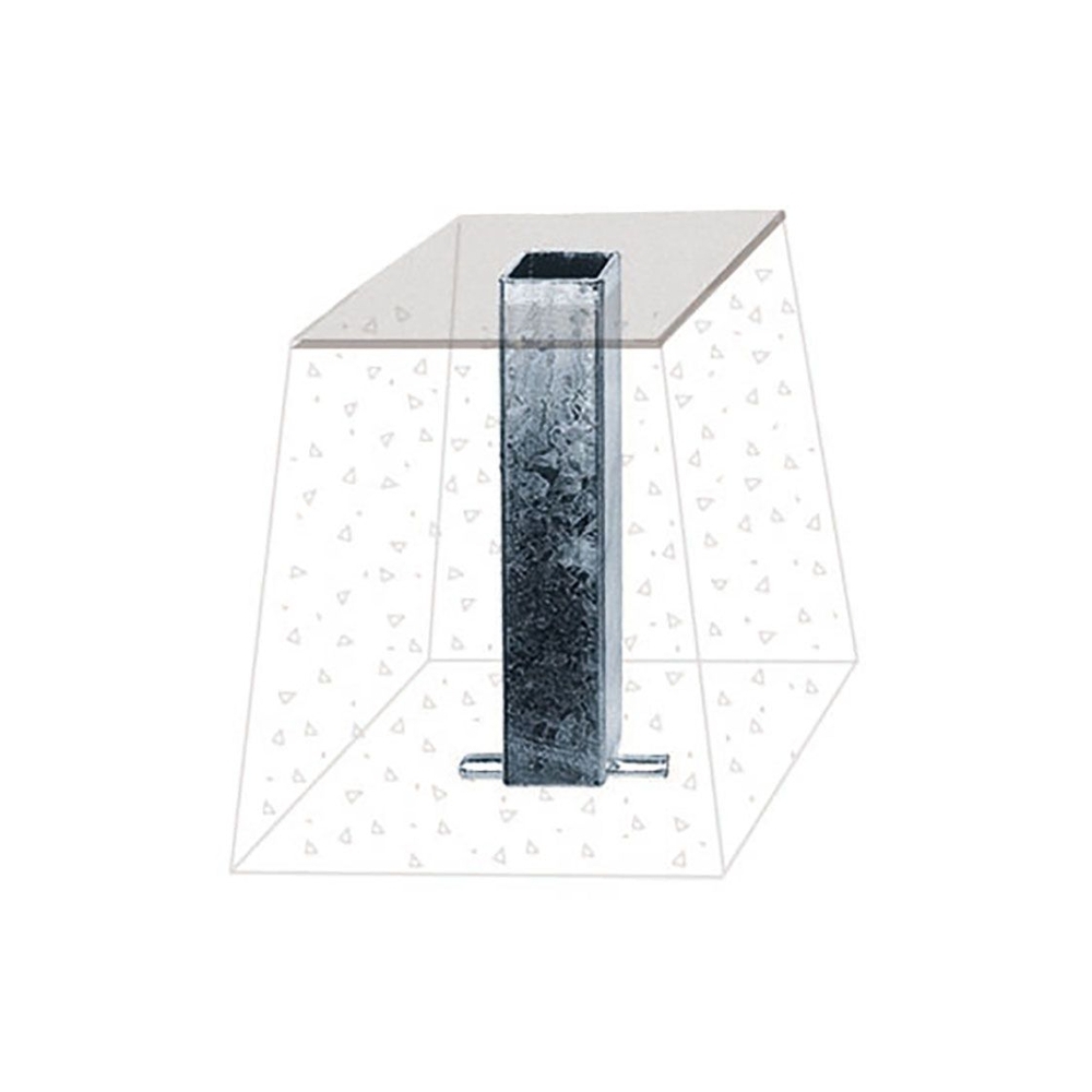 Fourreau carré pour tube Ø35mm - PROCITY - 204287