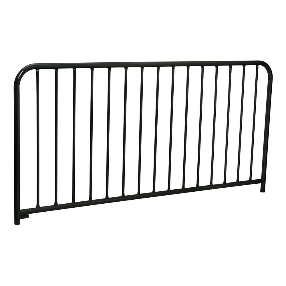 Barrière à barreaux RAL9005 - 2000mm - PROCITY - 204451.9005