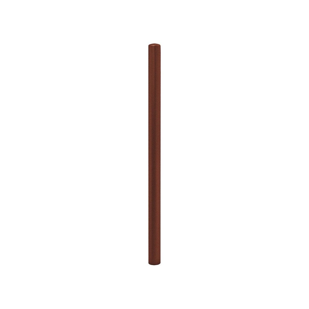 Potelet Carrefour Aspect Corten - Peint sur zinc Ø60mm - PROCITY - 204660.S025