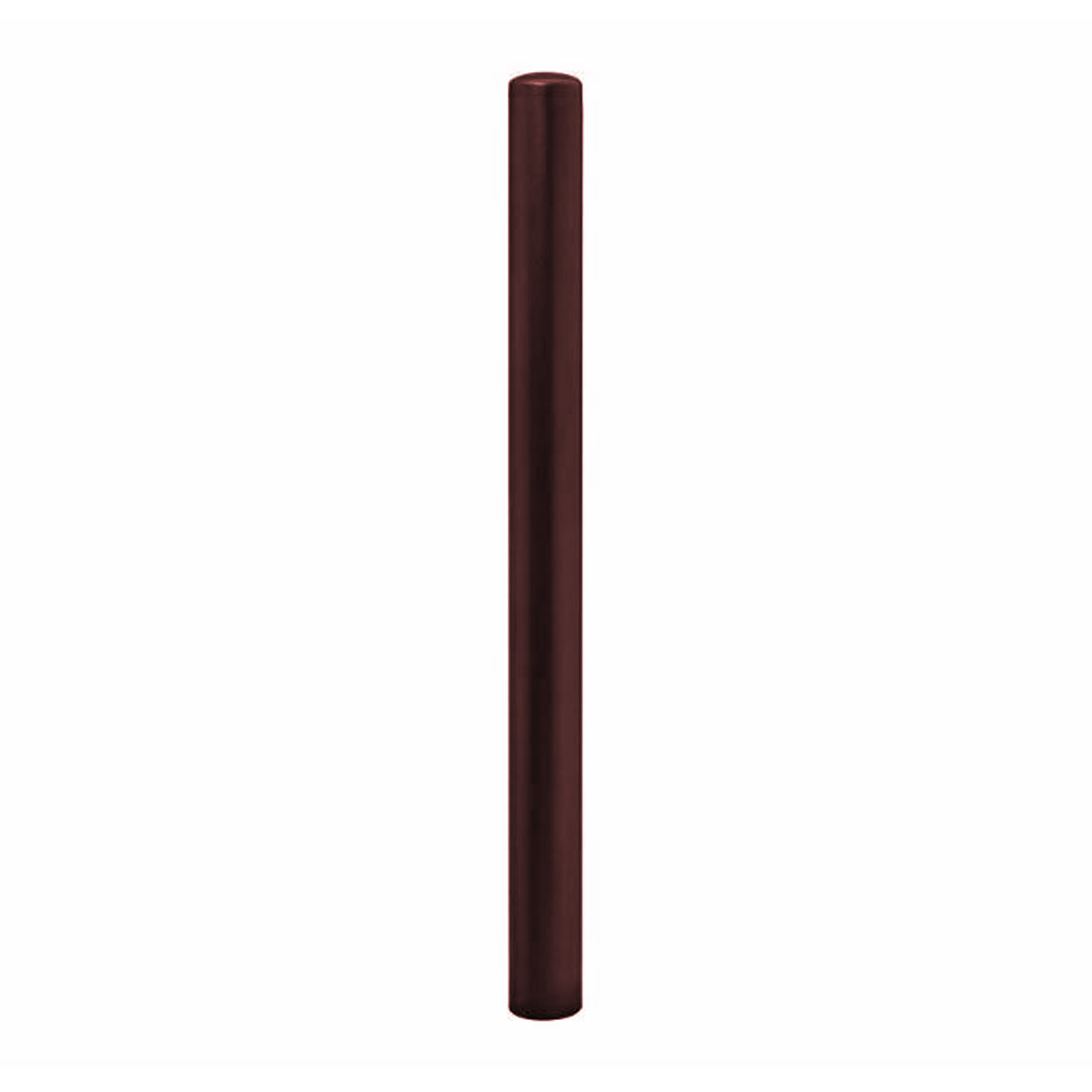 Potelet Carrefour Aspect Corten - Peint sur zinc Ø76mm - PROCITY - 204661.S025