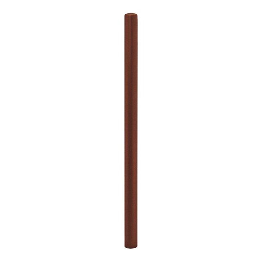 Potelet Carrefour Aspect Corten - Peint sur zinc Ø160mm - PROCITY - 204682.S025