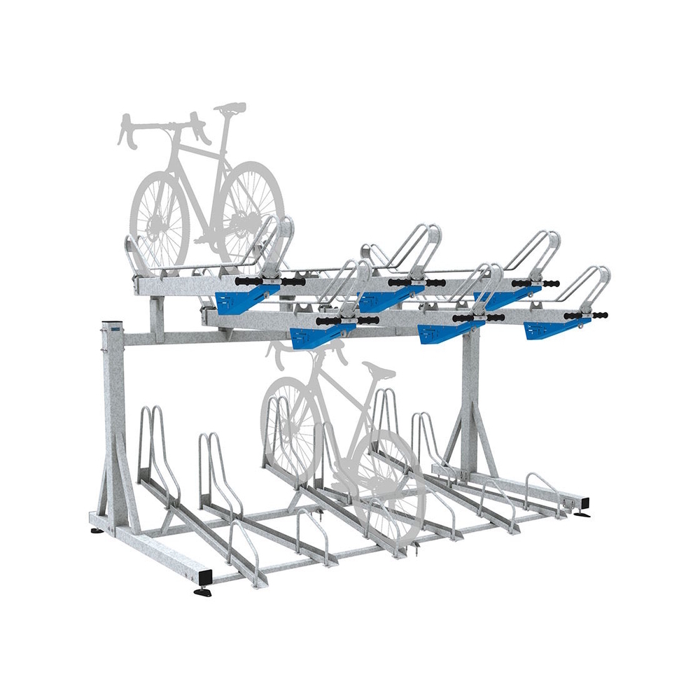 Support vélos à 2 étages Horizon Module complémentaire 2x6 places - PROCITY - 204791
