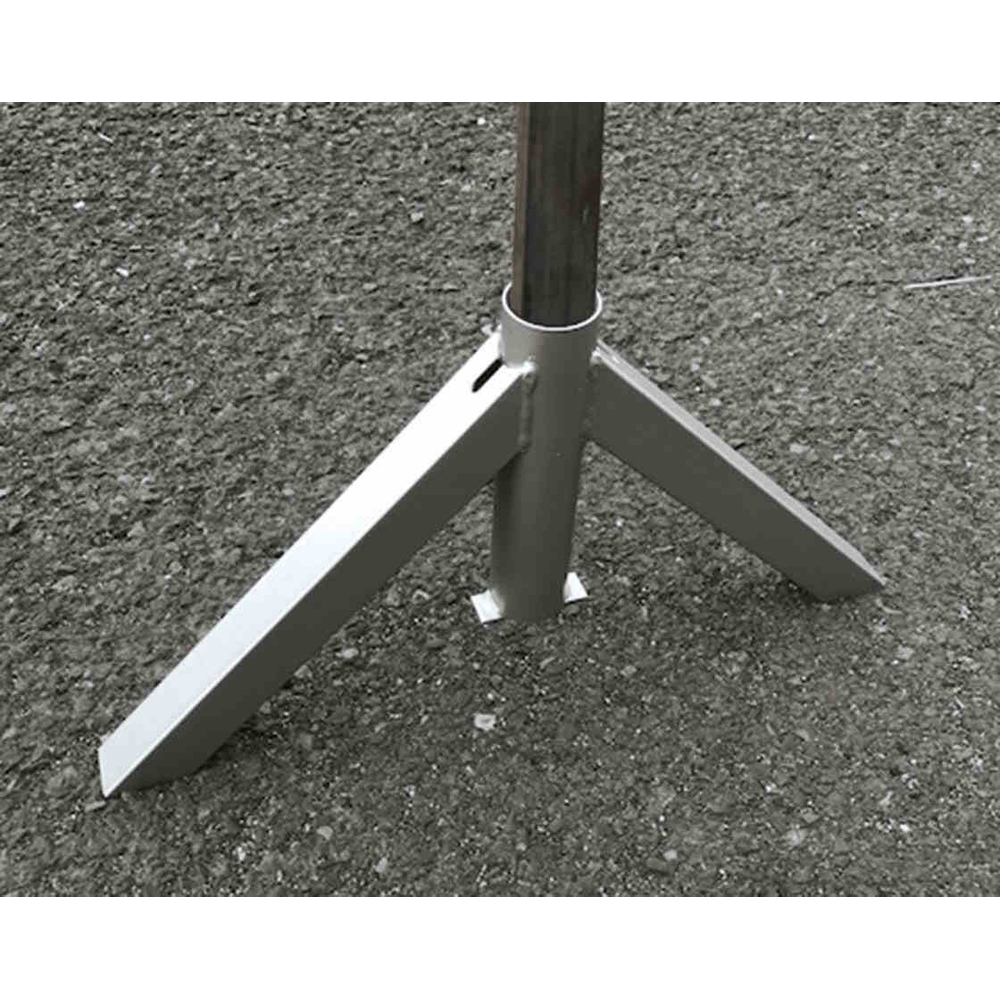 Pieds amovibles pour tube 30x30mm Galva - PROCITY - 205021