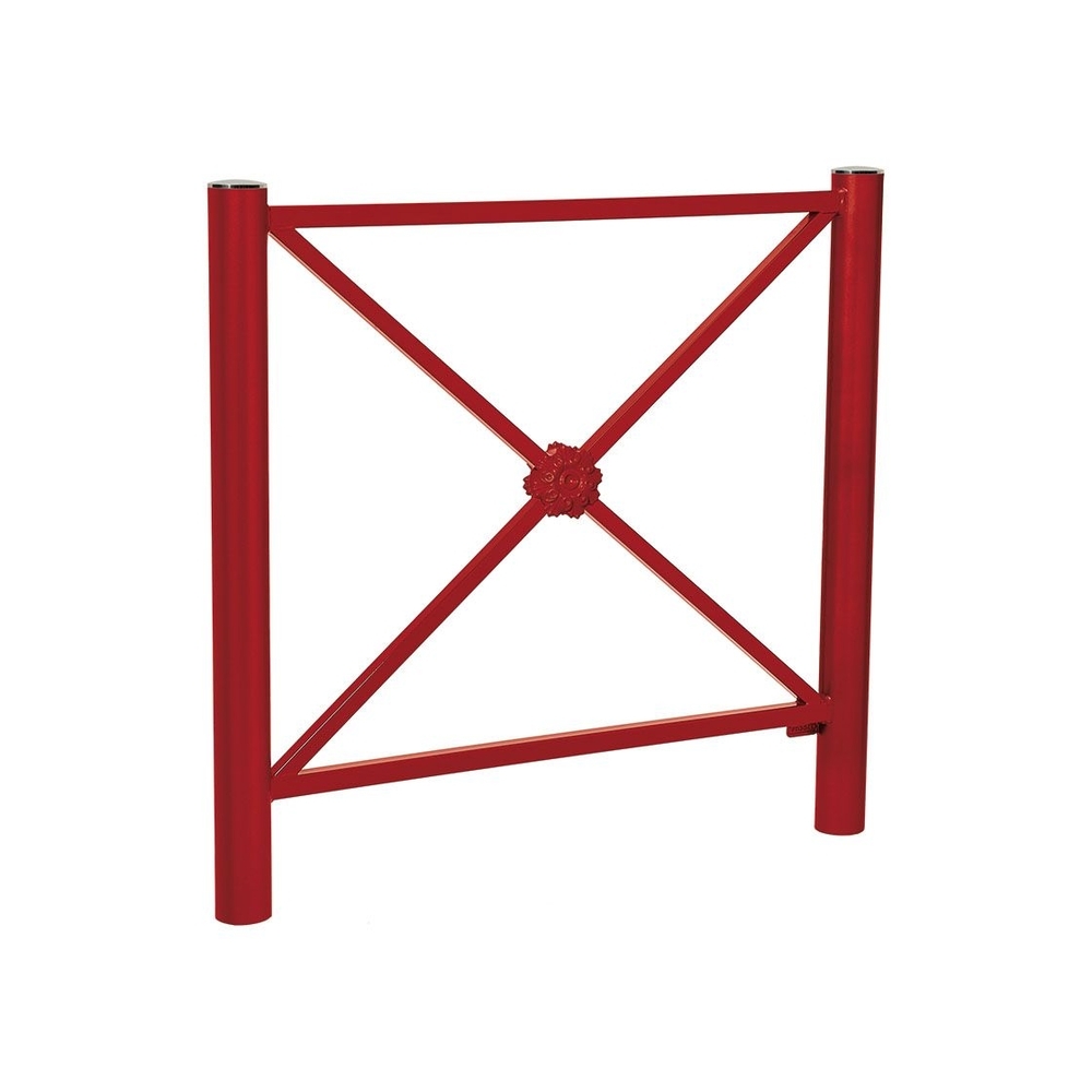 Barrière Province Inox brossé RAL3004 - 1072 - Rosace - PROCITY - 206047.3004