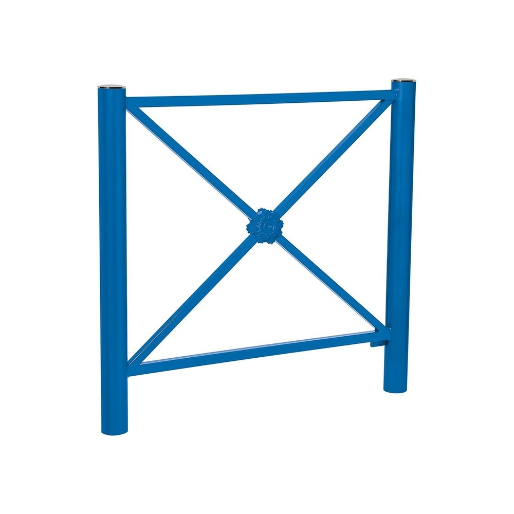 Barrière Province Inox brossé RAL5010 - 1072 - Rosace - PROCITY - 206047.5010