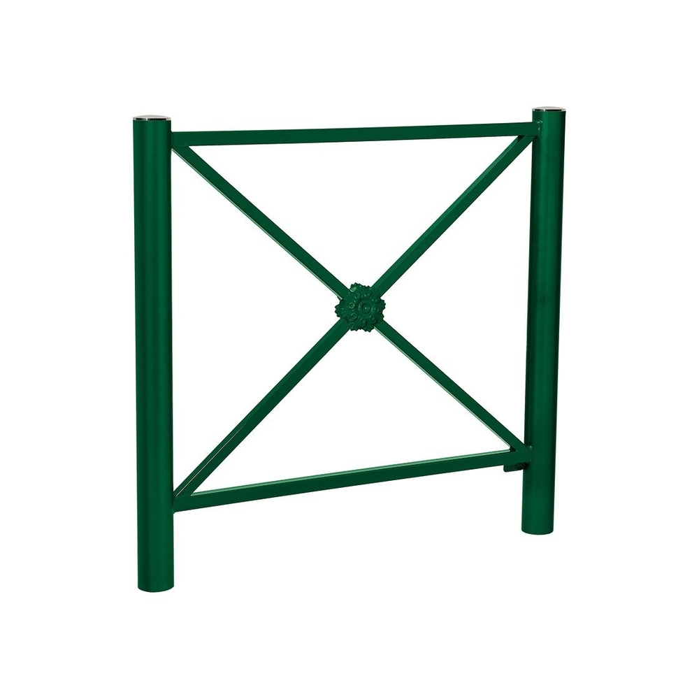 Barrière Province Inox brossé RAL6005 - 1072 - Rosace - PROCITY - 206047.6005