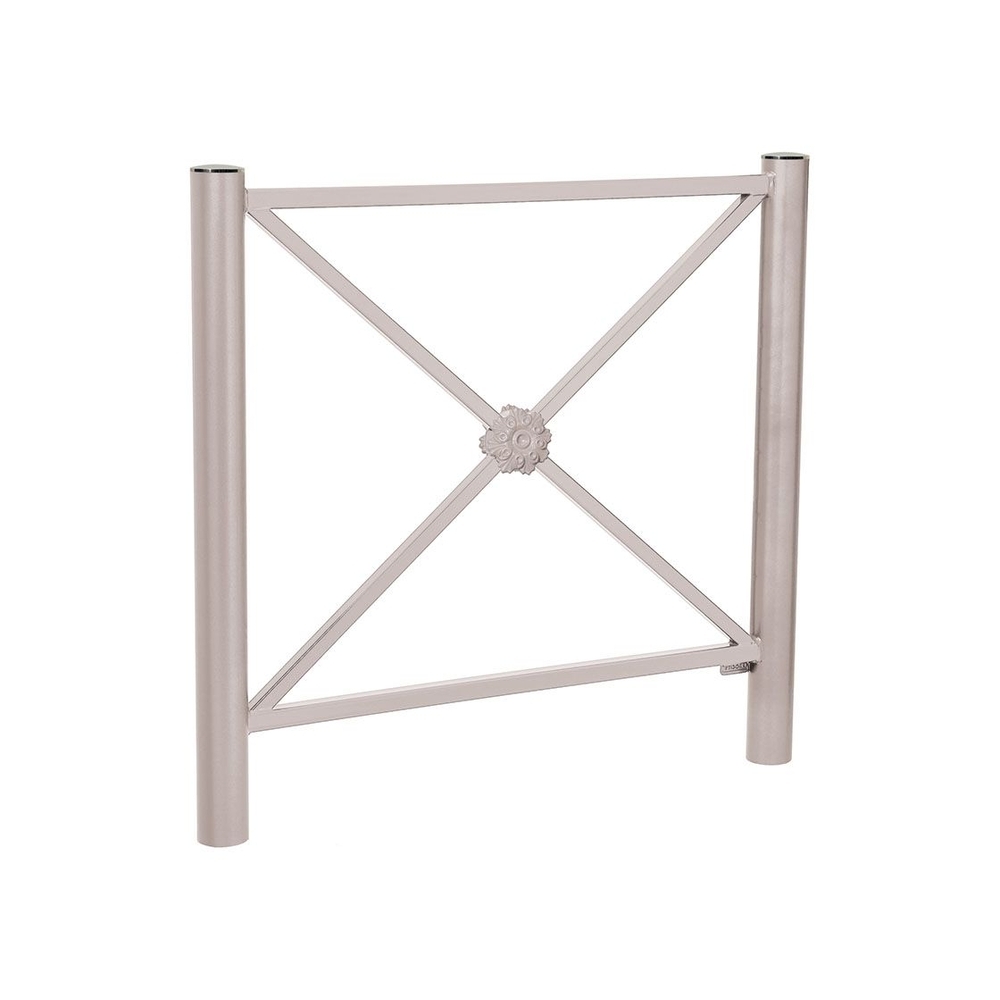 Barrière Province Inox brossé RAL7044 - 1072 - Rosace - PROCITY - 206047.7044