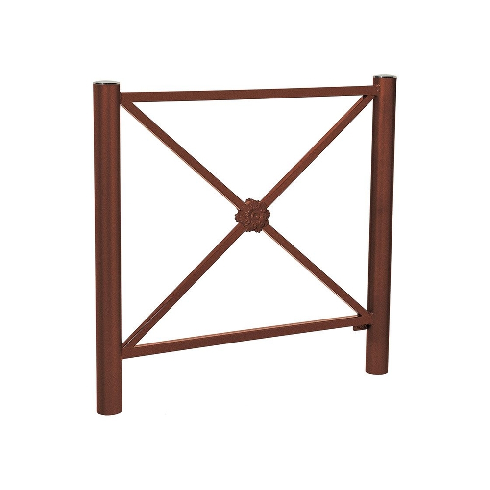 Barrière Province Inox brossé Aspect Corten - 1072 - Rosace - PROCITY - 206047.S025