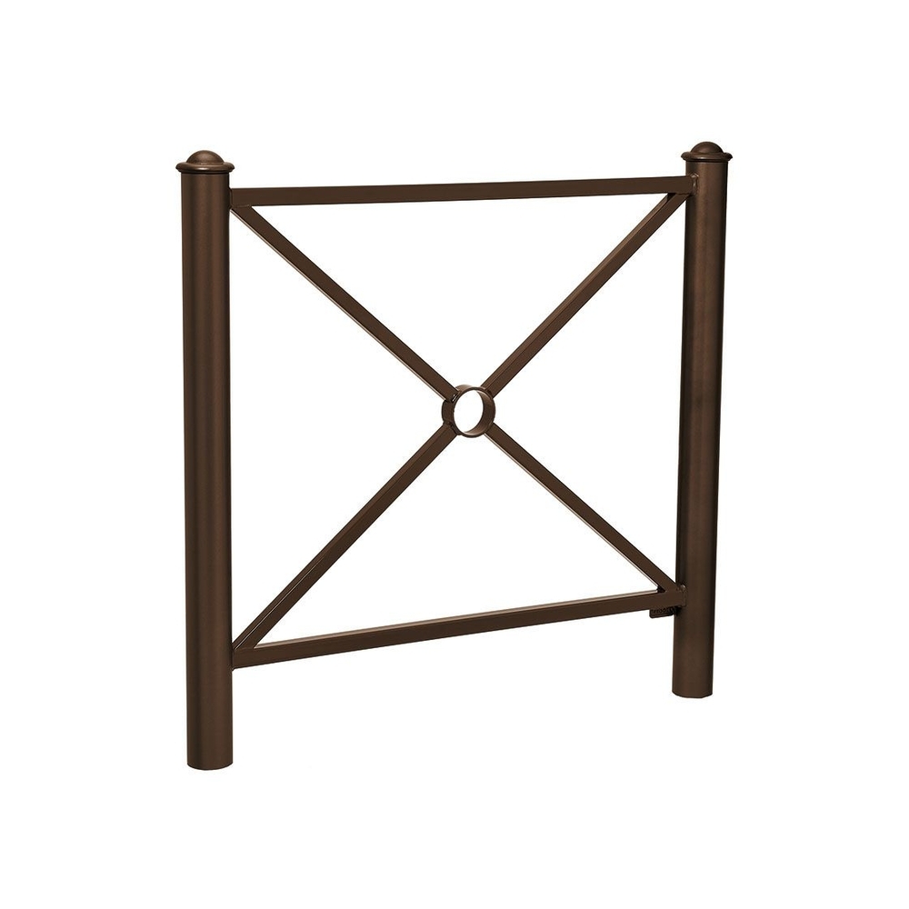 Barrière Province Agora RAL8017 - 1072 - Simple croix - PROCITY - 206057.8017
