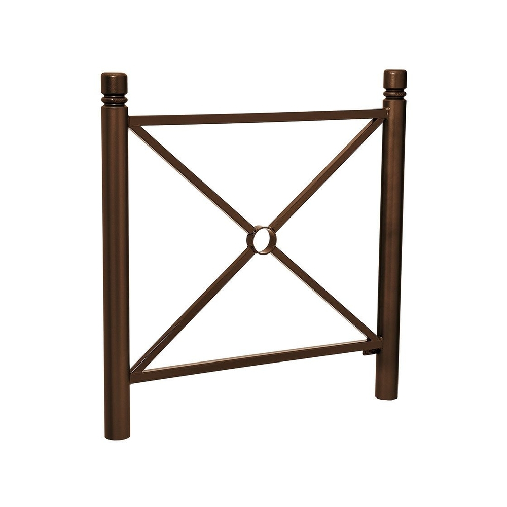 Barrière Province City RAL8017 - 1072 - Simple croix - PROCITY - 206061.8017