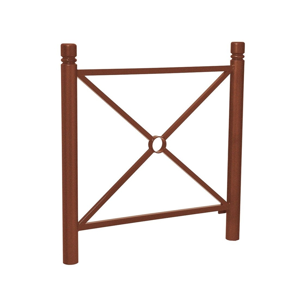 Barrière Province City Aspect Corten - 1072 - Simple croix - PROCITY - 206061.S025
